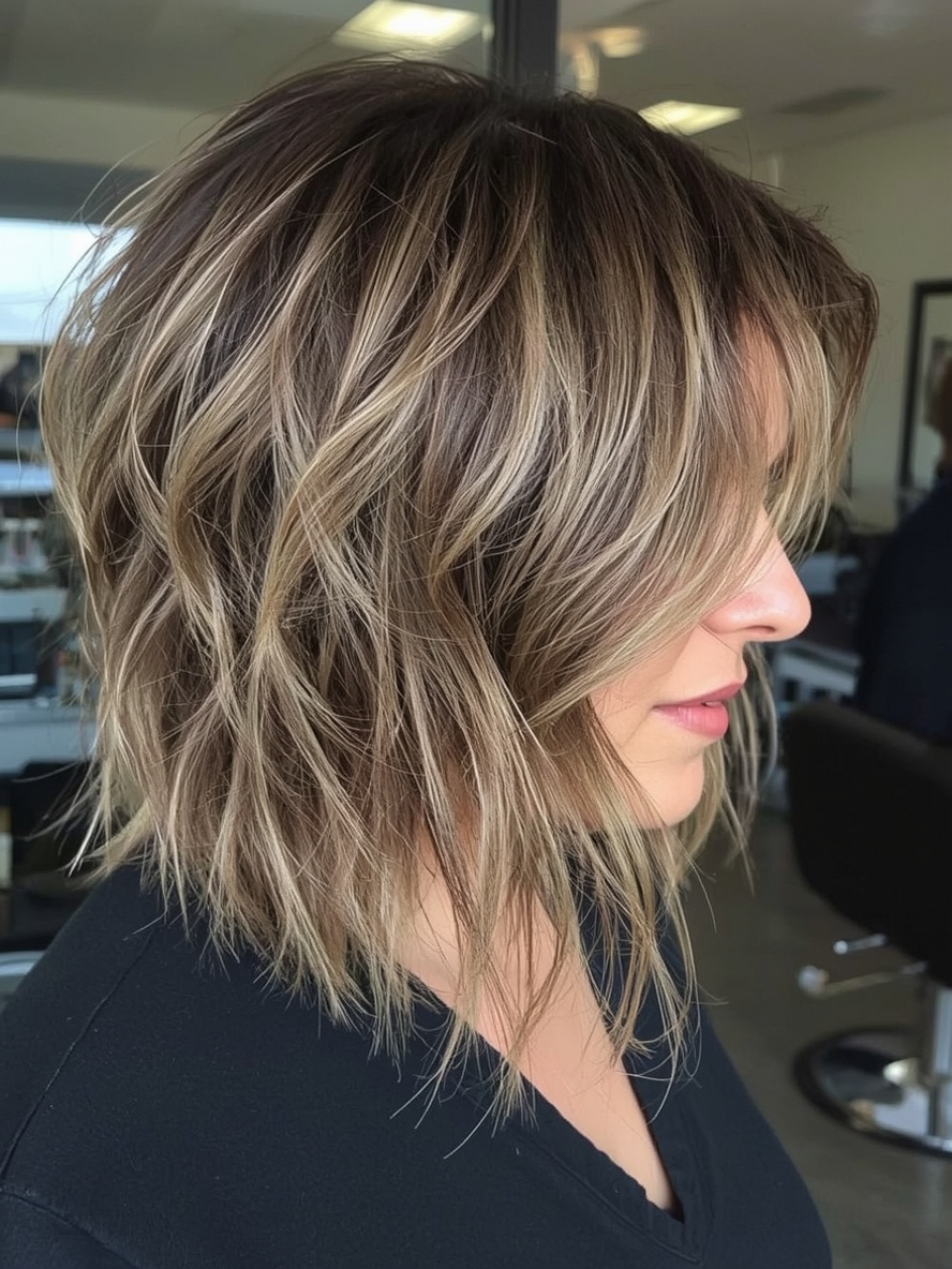 Hairstyles For Thin Fine Hair Over 60: The Soft Waves with Middle Part