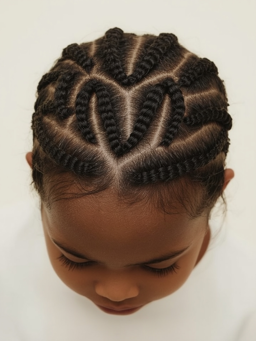 Kids Cornrow Hairstyles: Twisted Cornrows