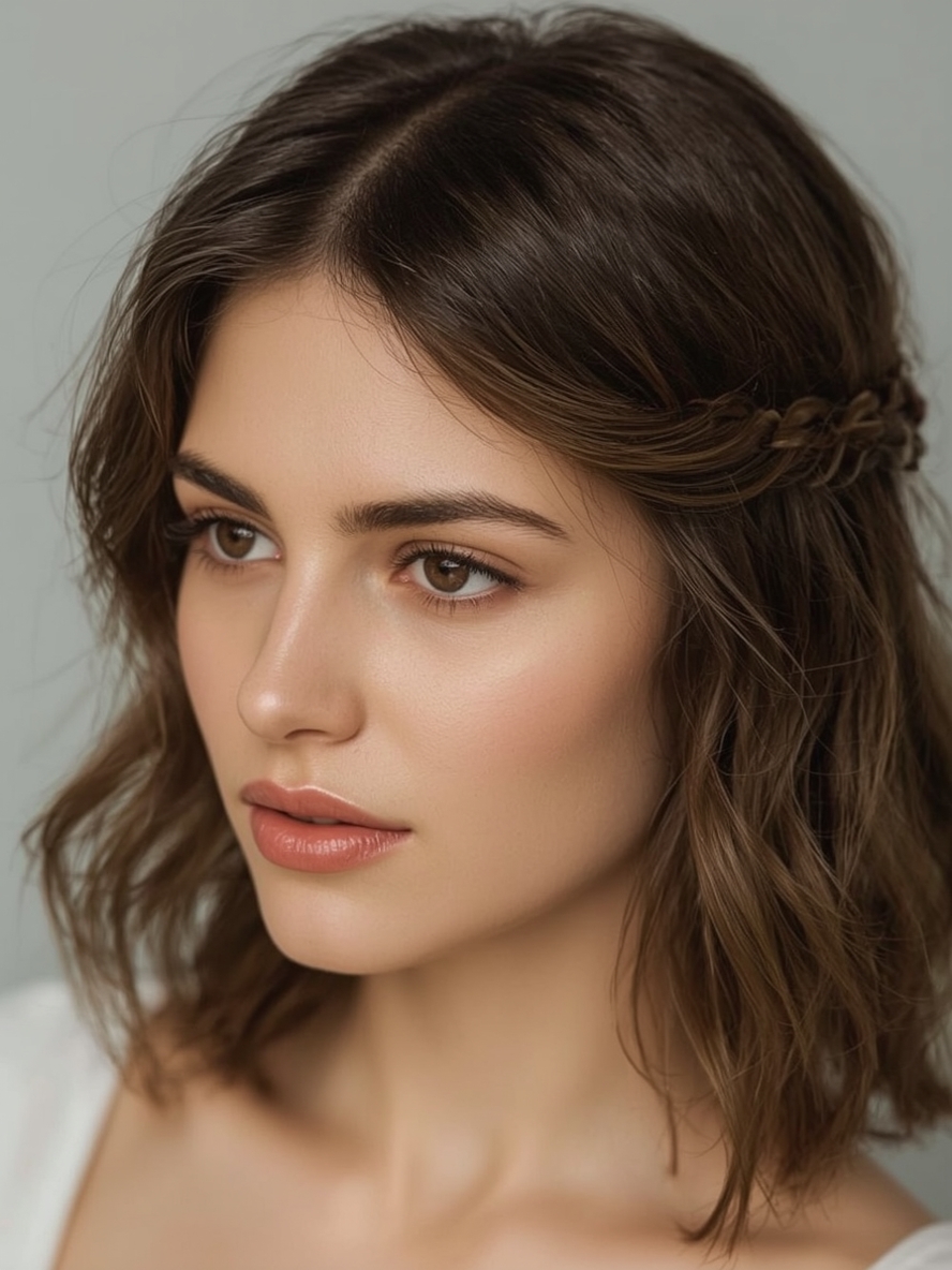 Heart-Shaped Hair Styles Braids Ideas