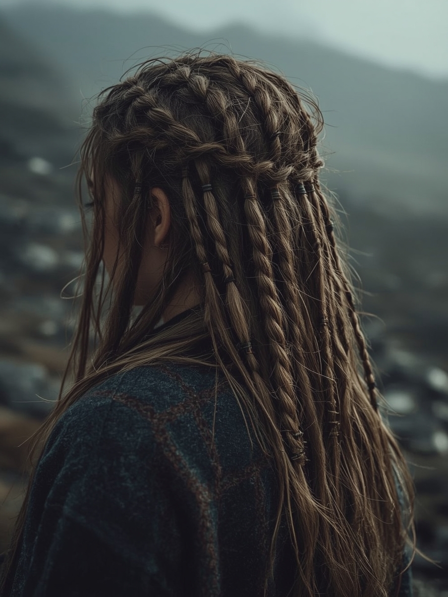 Snake Braid Wavy Hair Styles Braids Ideas