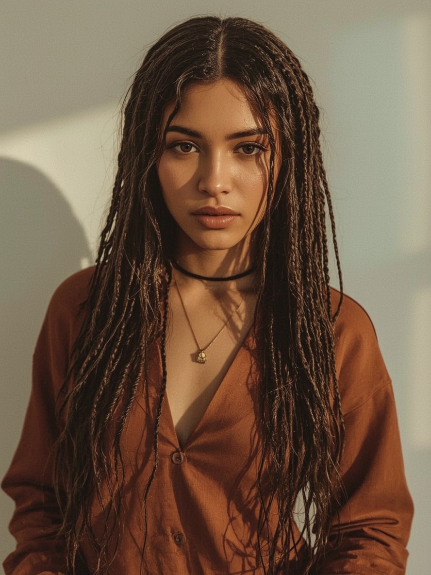 Four-Strand Round Hair Styles Braids Ideas