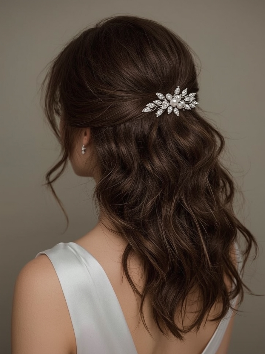 Grad Hairstyles: Pinned Back Curls