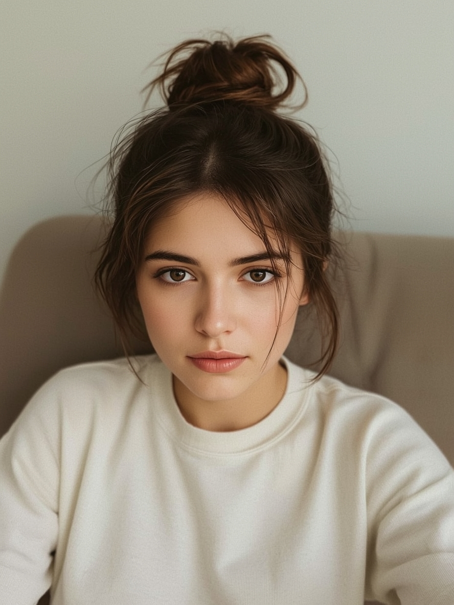 Grad Hairstyles: Braided Headband Updo