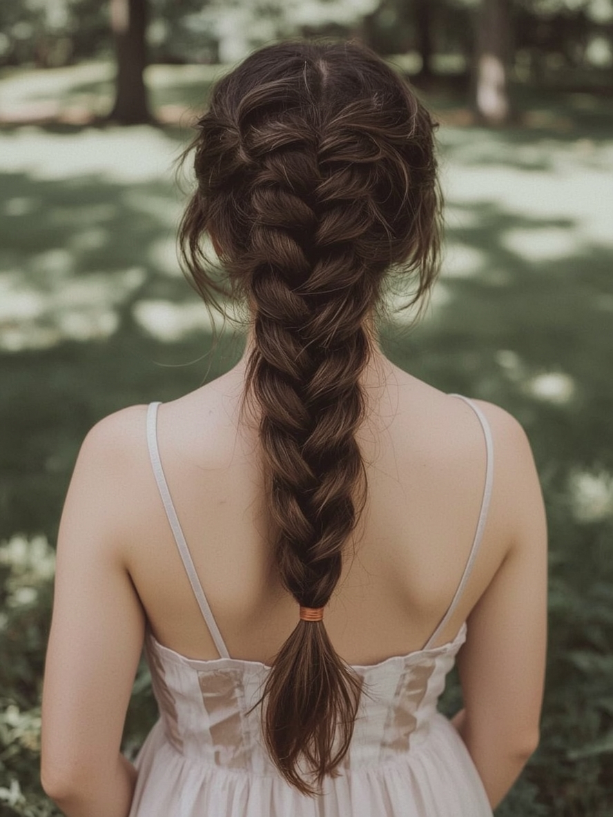 Grad Hairstyles: Messy Bun with Face-Framing Pieces