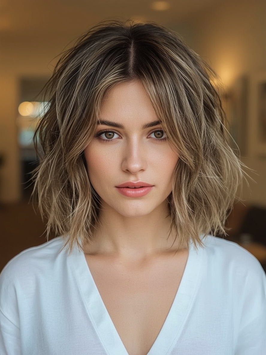 Short Messy Haircuts For Women: Textured Pixie With Sideburns