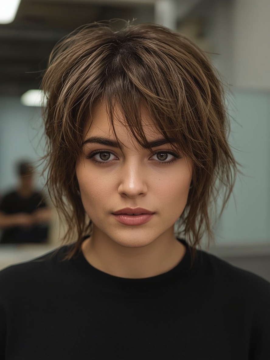 Short Messy Haircuts For Women: Flipped Out Bob