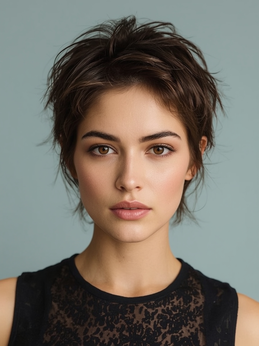 Short Messy Haircuts For Women: Spiky Hair