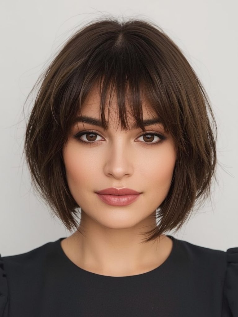 Layered Pixie with Side-Swept Bangs