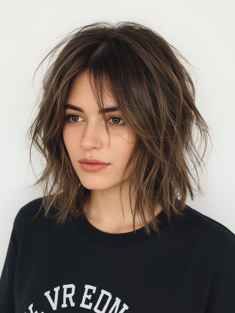 Hairstyles For Thin Fine Hair Over 60: The Asymmetrical Bob